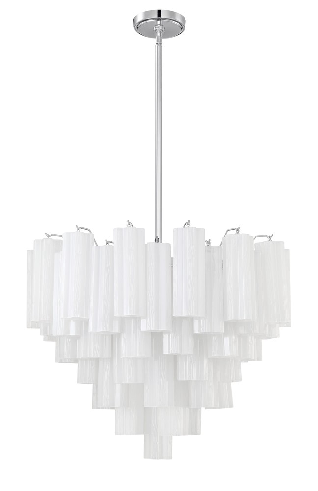 Addis 12 Light Polished Chrome Chandelier