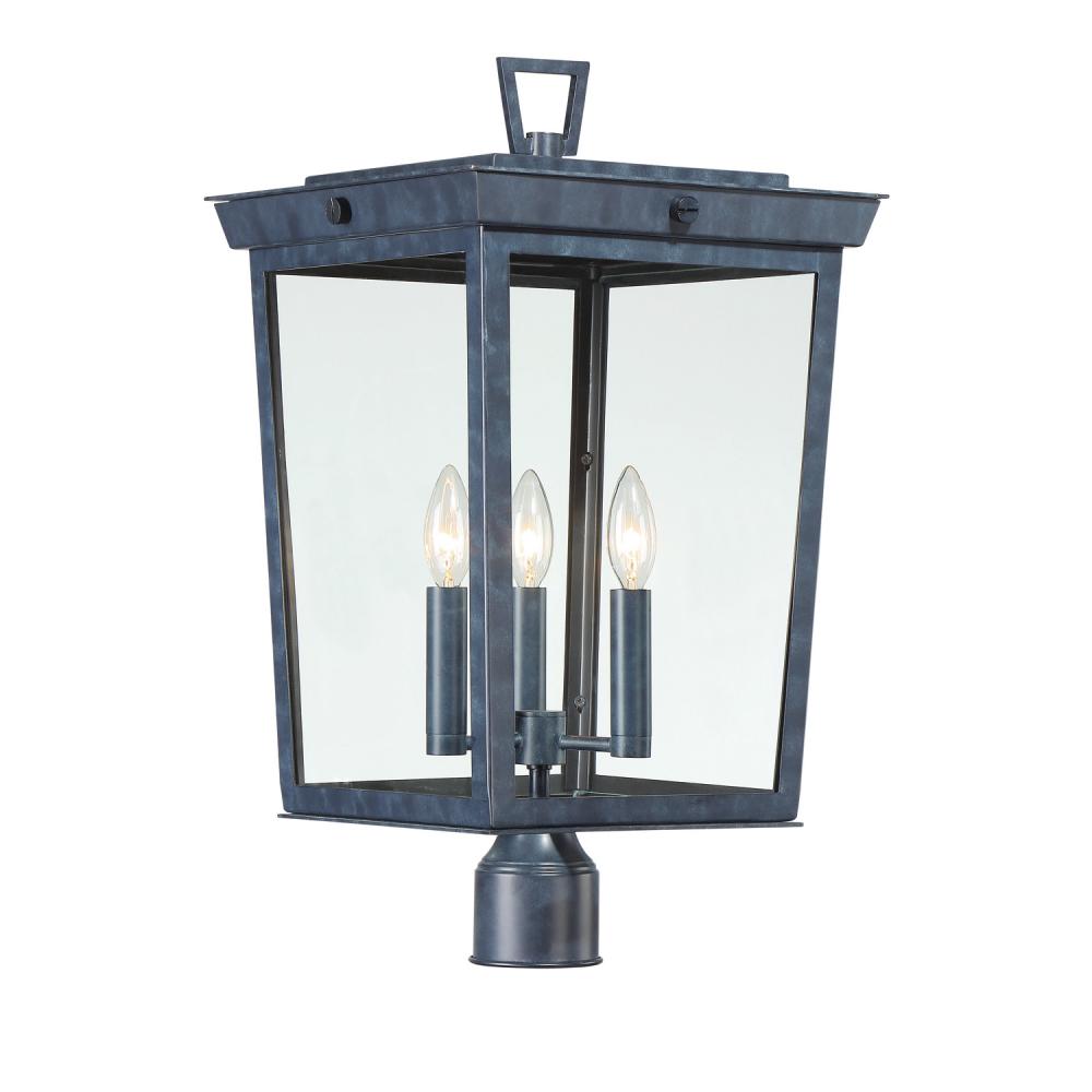 Belmont 3 Light Graphite Outdoor Post