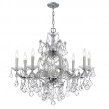 Crystorama 4408-CH-CL-S - Maria Theresa 9 Light Swarovski Strass Crystal Polished Chrome Chandelier