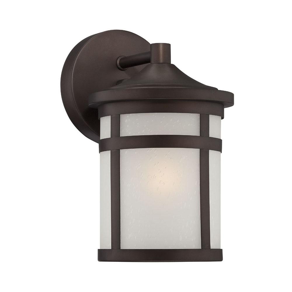 Austin Collection Wall-Mount 1-Light Outdoor Architectural Bronze Light fixture