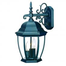 Acclaim Lighting 5032BK - Wexford Collection Wall-Mount 3-Light Outdoor Matte Black Light Fixture