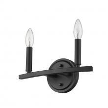 Acclaim Lighting IN41154BK - Sawyer 2-Light Matte Black Vanity