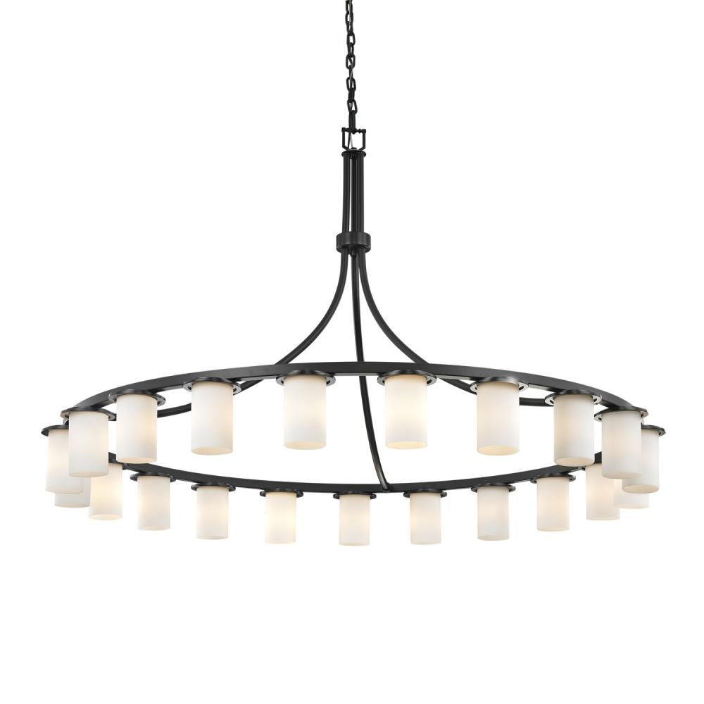 Dakota Downlight 21-Light 1-Tier LED Chandelier