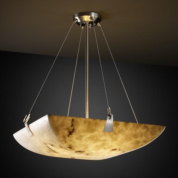 36&#34; Pendant Bowl w/ Tapered Clips