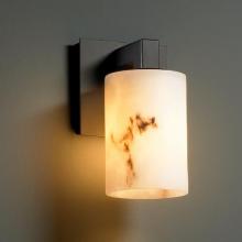 Justice Design Group FAL-8921-15-MBLK - Modular 1-Light Wall Sconce