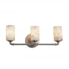 Justice Design Group ALR-8463-10-NCKL-LED3-2100 - Bronx 3-Light LED Bath Bar