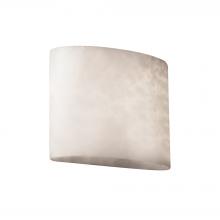 Justice Design Group CLD-8855 - ADA Wide Oval Wall Sconce