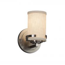 Justice Design Group FAB-8451-10-CREM-NCKL - Atlas 1-Light Wall Sconce