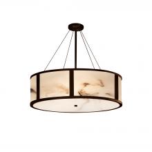 Justice Design Group FAL-9547-DBRZ - Tribeca 48" Drum Pendant