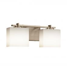 Justice Design Group FSN-8442-55-OPAL-BRSS - Era 2-Light Bath Bar