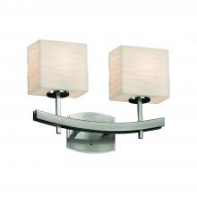 Justice Design Group PNA-8592-55-WAVE-NCKL - Archway 2-Light Bath Bar