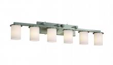 Justice Design Group FSN-8786-10-MROR-NCKL - Dakota 6-Light Bath Bar