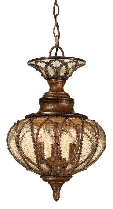 Three Light Gold Foyer Hall Pendant