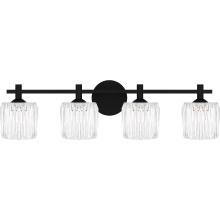 Quoizel SPD8630MBK - Spade 4-Light Matte Black Bath Light