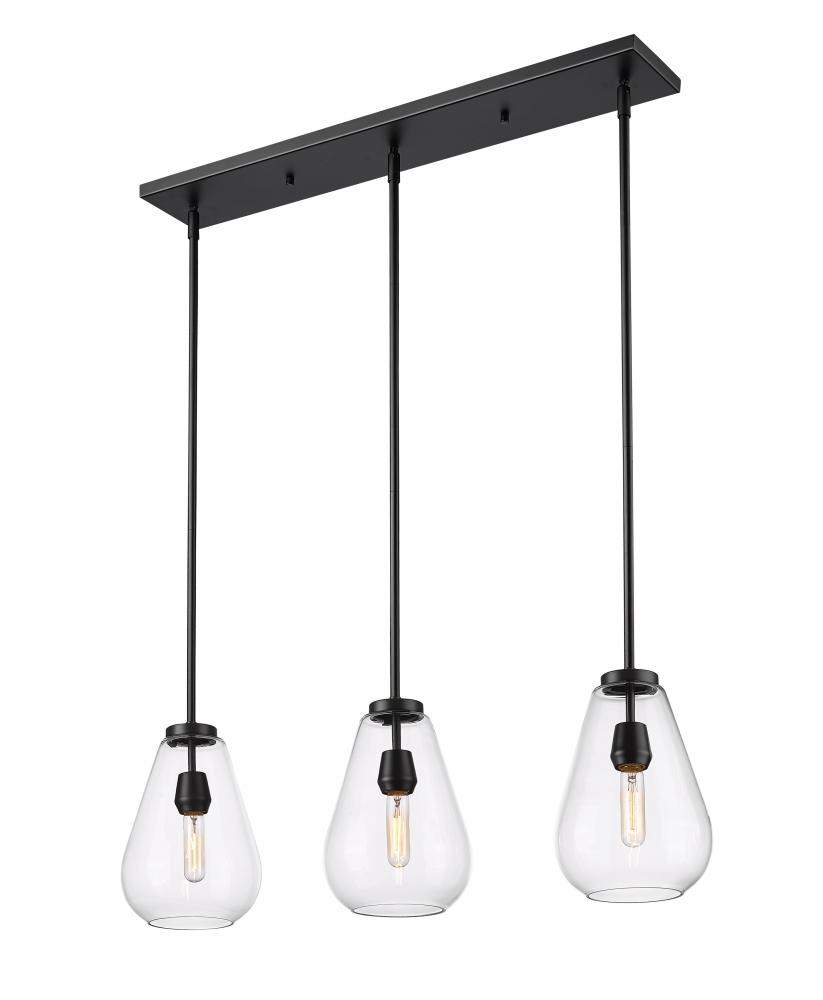 3 Light Linear Chandelier