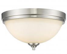 Z-Lite 435F3-BN - 3 Light Flush Mount