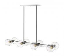 Z-Lite 455-8L-CH - 8 Light Linear Chandelier