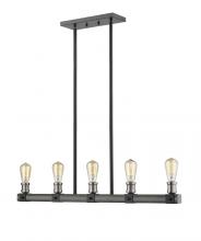 Z-Lite 472-5L-ABB - 5 Light Linear Chandelier