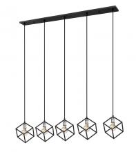 Z-Lite 478-5L-MB-BN - 5 Light Linear Chandelier