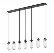 Z-Lite 651P-7L-MB - 7 Light Linear Chandelier