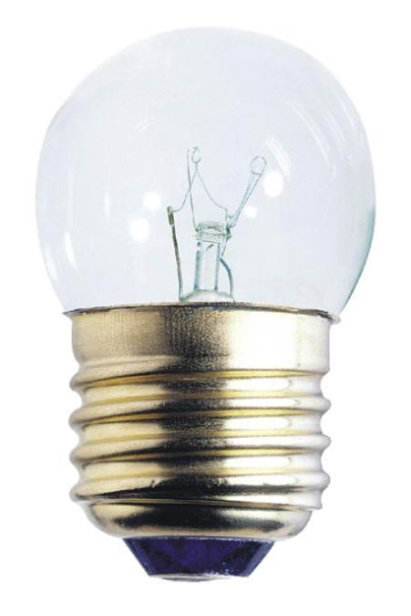 7.5W S11 Incandescent Clear E26 (Medium) Base, 130 Volt, Box