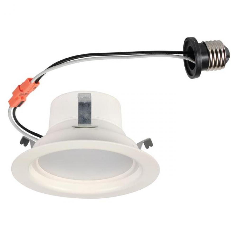 8W Recessed LED Downlight 4&#34; Dimmable 2700K E26 (Medium) Base, 120 Volt, Box