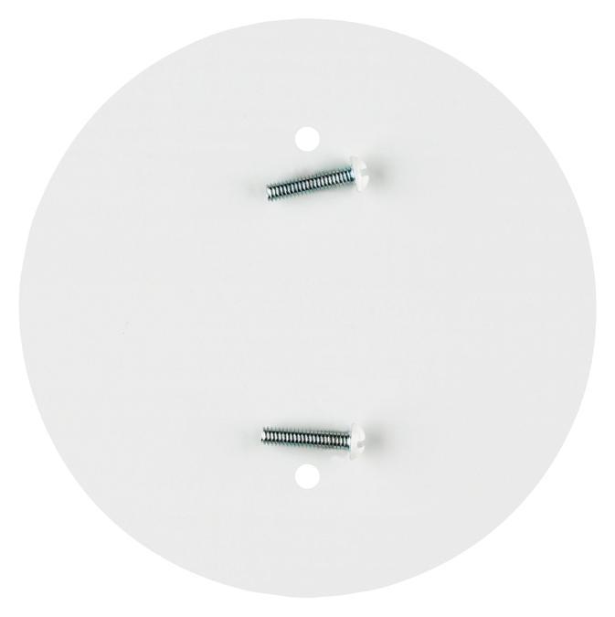 White Outlet Concealer Holes Spaced 3 1/2&#34; Apart