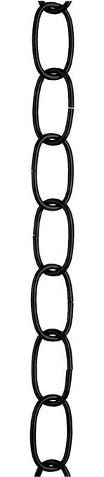 3&#39; 11 Gauge Fixture Chain Flat Black Finish