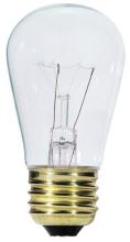 Westinghouse 0354000 - 11W S14 Incandescent Clear E26 (Medium) Base, 130 Volt, Card