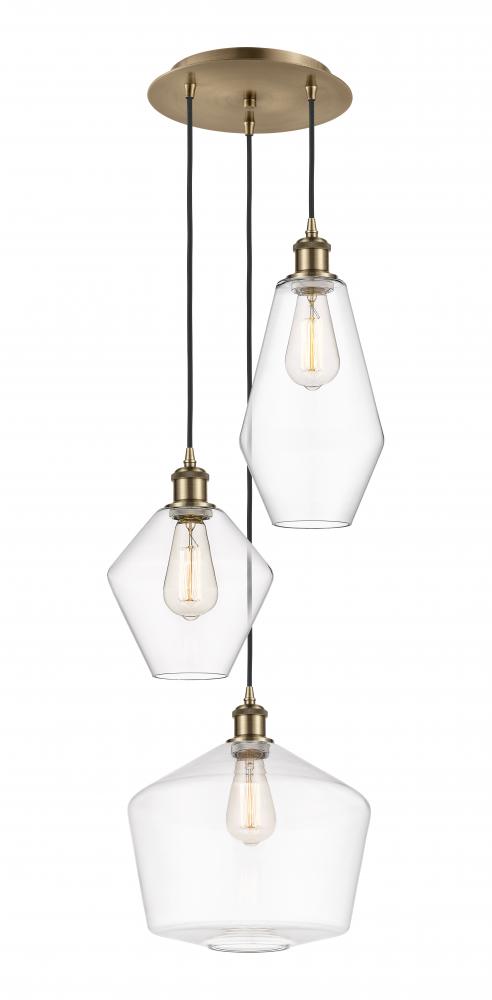 Cindyrella 3 Light 14 inch Multi-Pendant