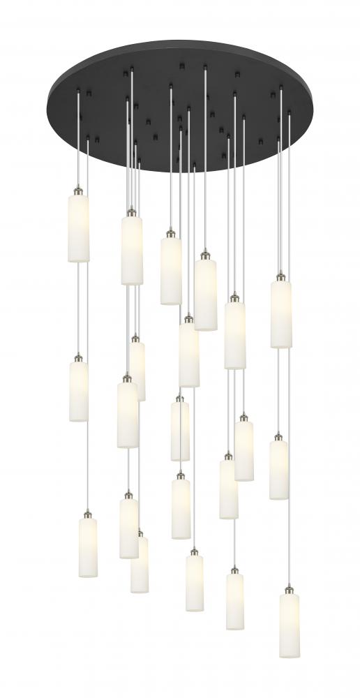 Crown Point - 21 Light - 48 inch - Brushed Satin Nickel - Multi Pendant