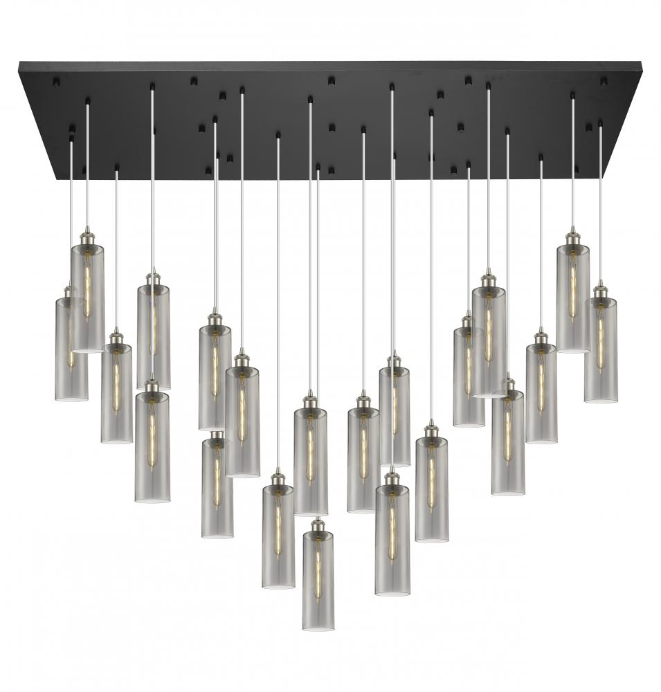 Crown Point - 21 Light - 71 inch - Brushed Satin Nickel - Multi Pendant