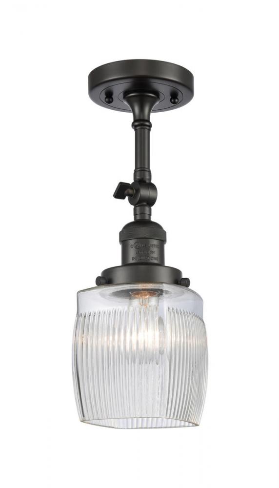 Colton - 1 Light - 6 inch - Oil Rubbed Bronze - Semi-Flush Mount