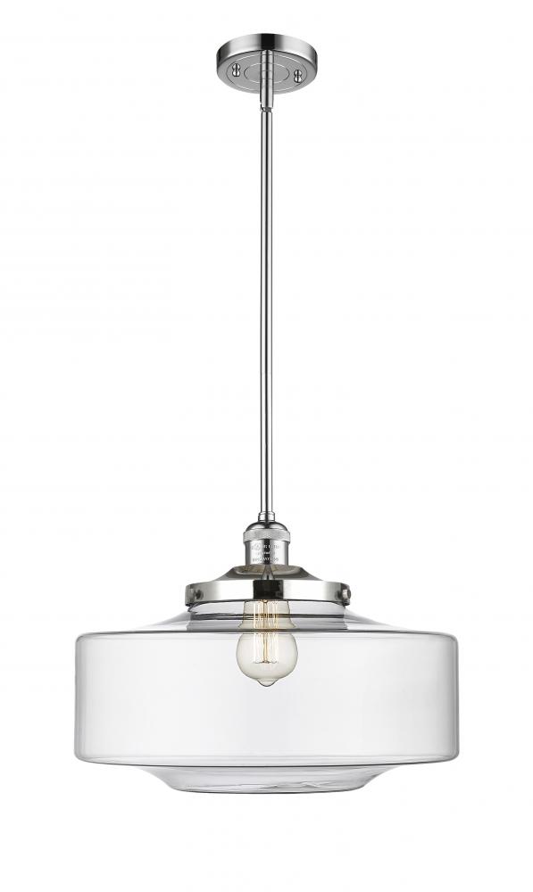 Bridgeton - 1 Light - 12 inch - Polished Chrome - Stem Hung - Mini Pendant