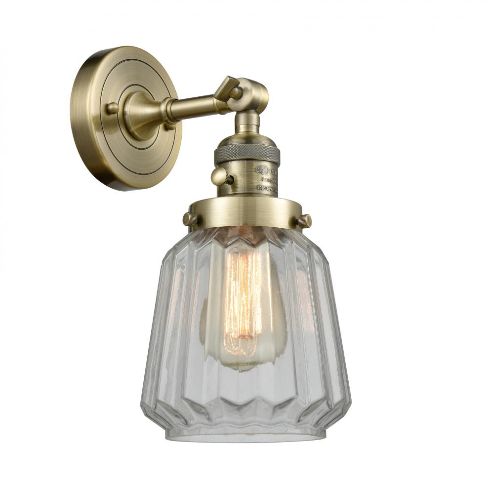 Chatham - 1 Light - 7 inch - Antique Brass - Sconce