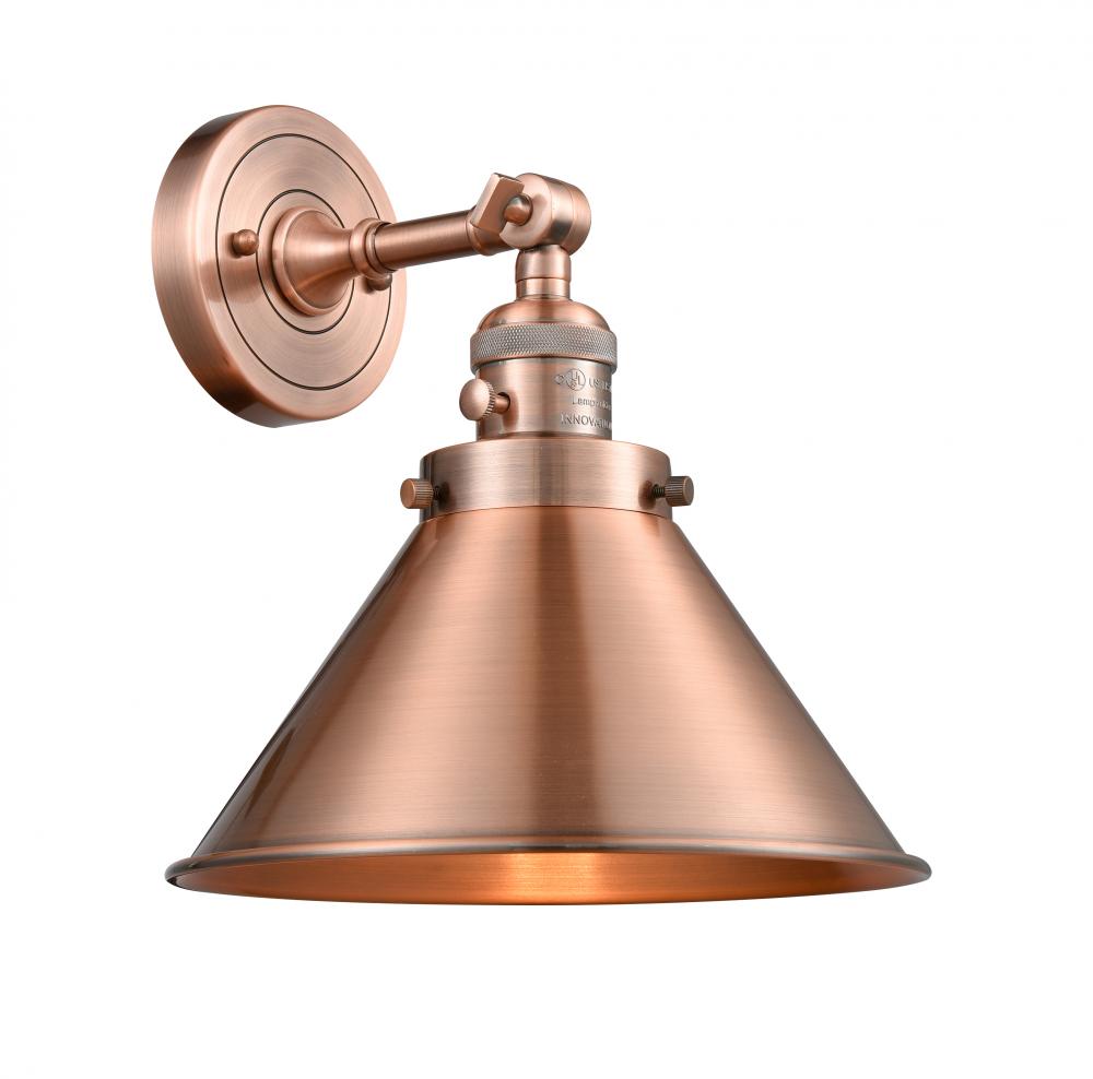 Briarcliff - 1 Light - 10 inch - Antique Copper - Sconce