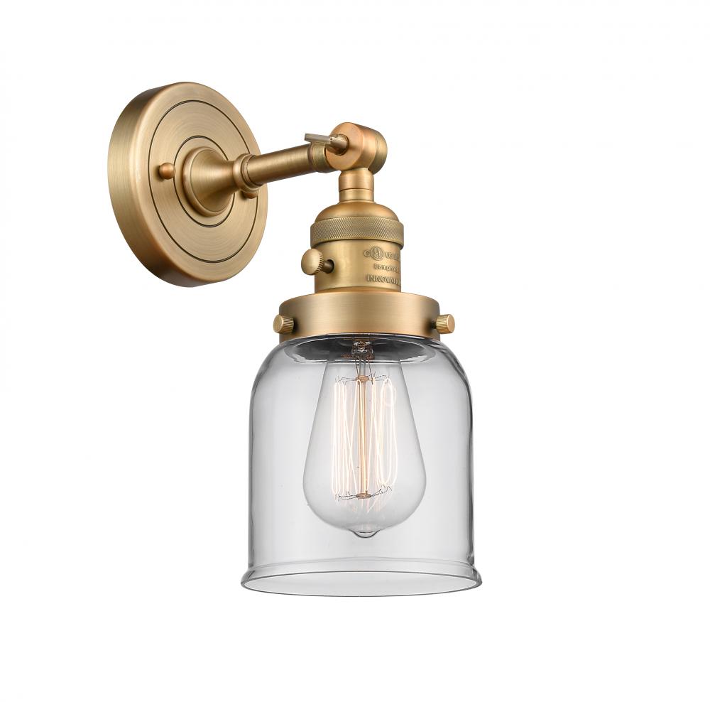 Bell - 1 Light - 5 inch - Brushed Brass - Sconce