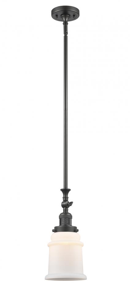 Canton - 1 Light - 6 inch - Oil Rubbed Bronze - Stem Hung - Mini Pendant