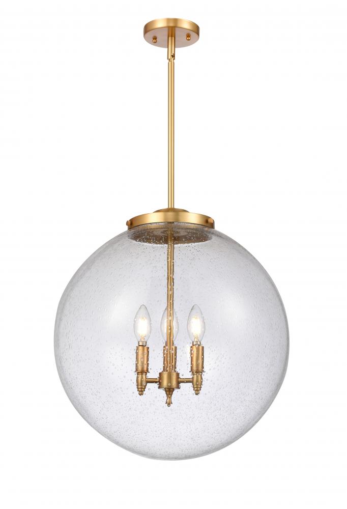 Beacon - 3 Light - 18 inch - Satin Gold - Cord hung - Pendant