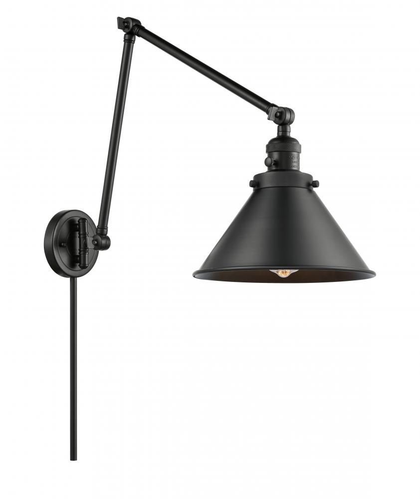 Briarcliff - 1 Light - 10 inch - Matte Black - Swing Arm