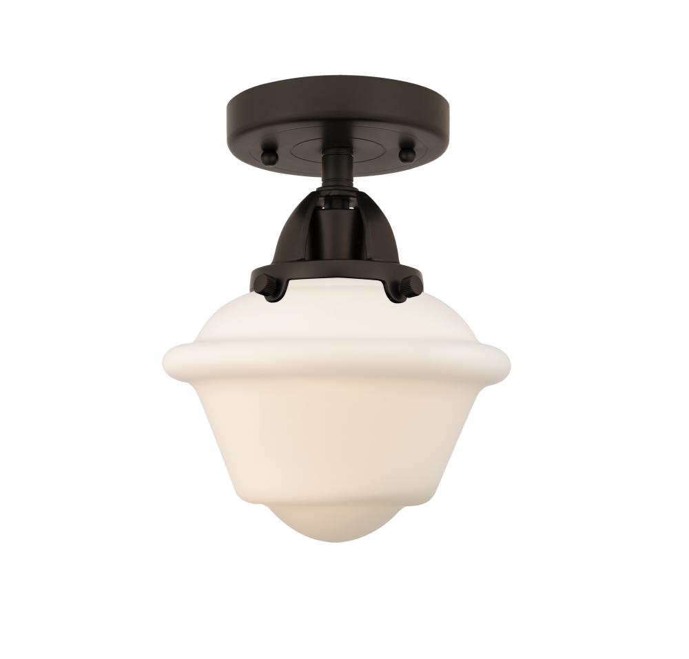 Oxford - 1 Light - 8 inch - Oil Rubbed Bronze - Semi-Flush Mount