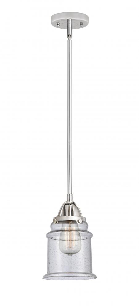 Canton - 1 Light - 6 inch - Polished Chrome - Cord hung - Mini Pendant