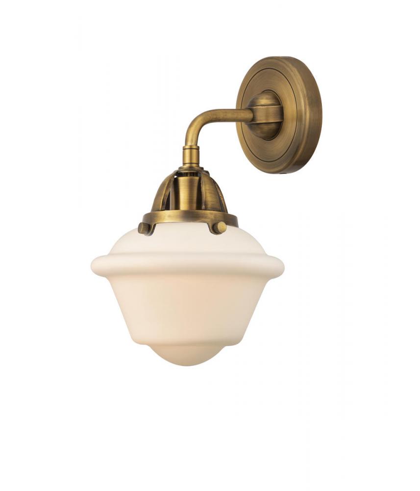 Oxford - 1 Light - 8 inch - Brushed Brass - Sconce