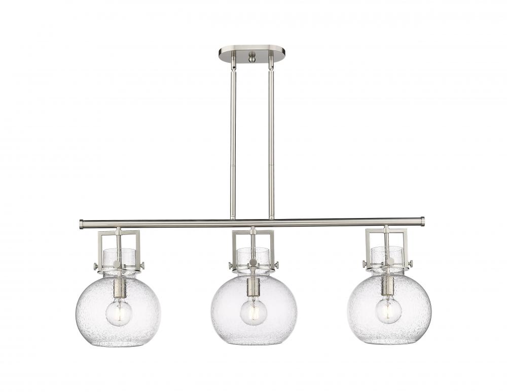 Newton Sphere - 3 Light - 42 inch - Satin Nickel - Island Light