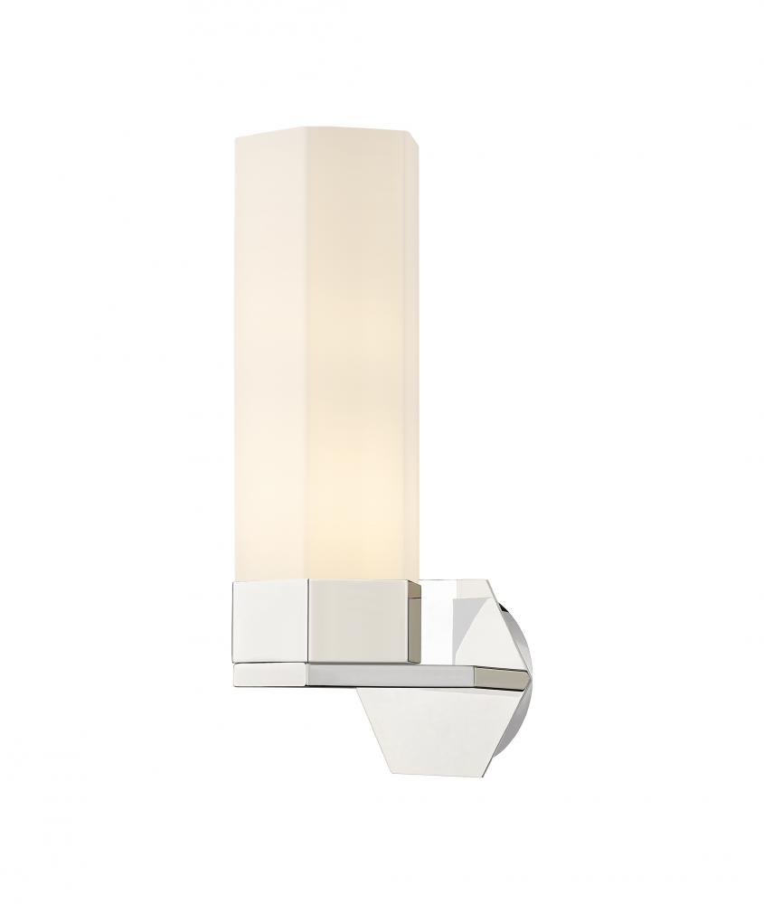 Claverack - 1 Light - 6 inch - Polished Nickel - Sconce