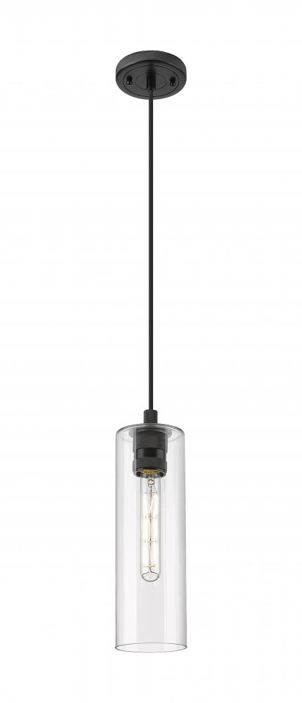 Crown Point - 1 Light - 5 inch - Matte Black - Pendant