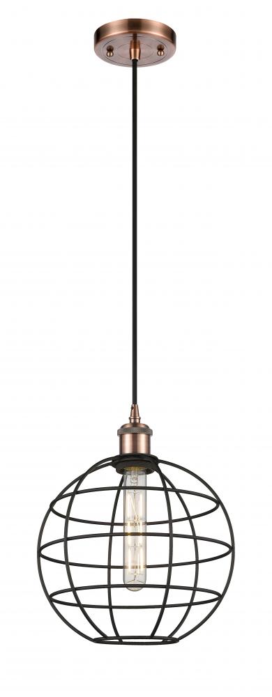 Lake Placid - 1 Light - 10 inch - Antique Copper - Mini Pendant