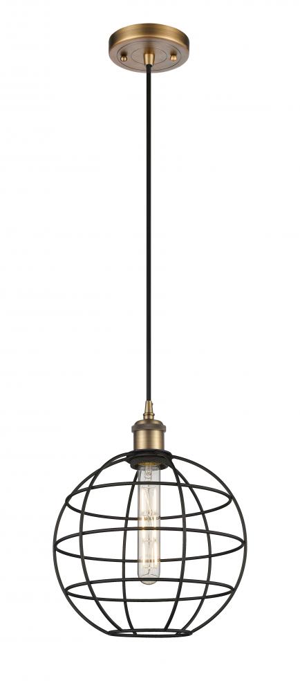 Lake Placid - 1 Light - 10 inch - Brushed Brass - Mini Pendant