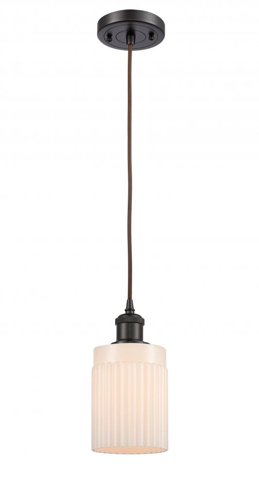 Hadley - 1 Light - 5 inch - Oil Rubbed Bronze - Cord hung - Mini Pendant