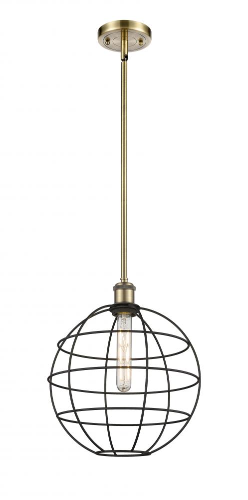 Lake Placid - 1 Light - 12 inch - Antique Brass - Mini Pendant